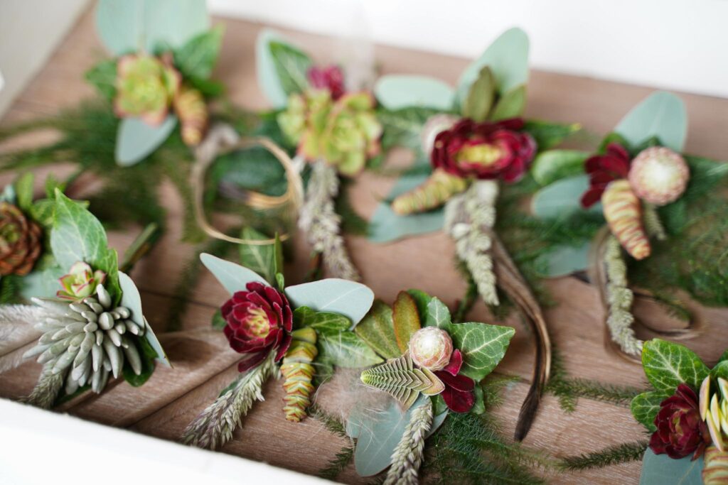 Bewaar de corsages op een koele plek