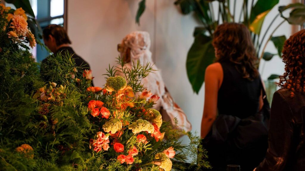 Bloemen en planten van Decorum op de The Fashionweek in Den Haag