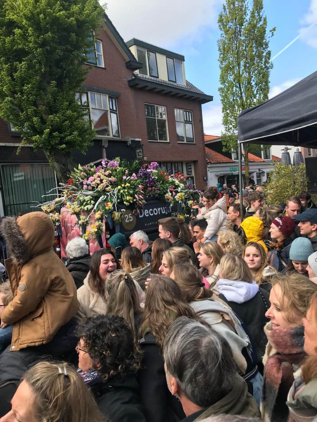 Decorum op Bloemencorso Bollenstreek