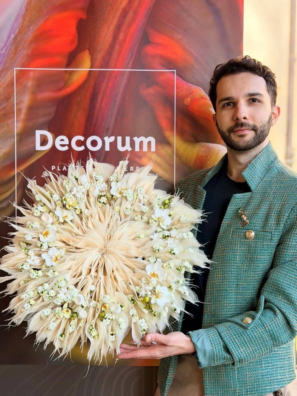 Decorum bloemstuk Gabor Nagy trendseminar 2026