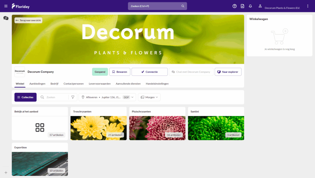 Decorum winkel in Floriday